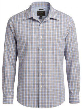 Cotton dress shirt, Jos. A. Bank Reserve, No Wrinkle Tailored Fit, gingham check